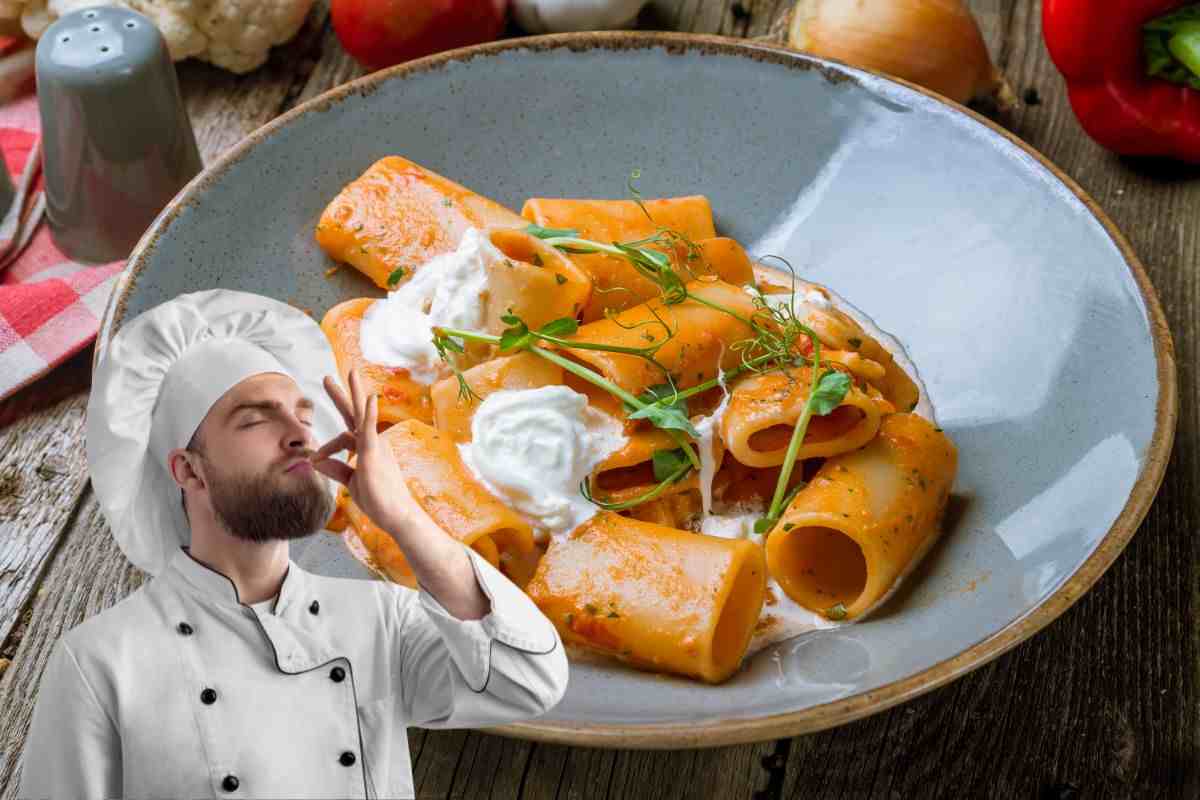 primo piatto paccheri cremosi