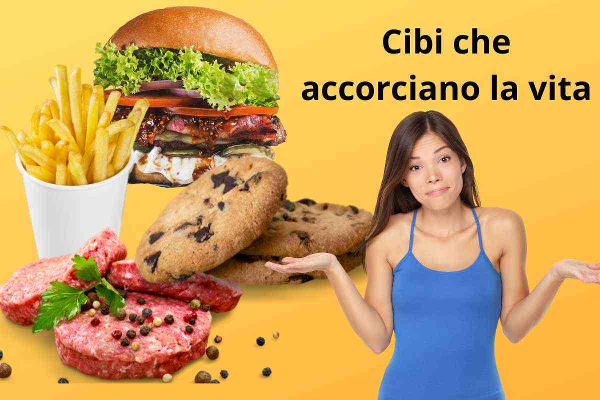 cibi che ti accorciano la vita