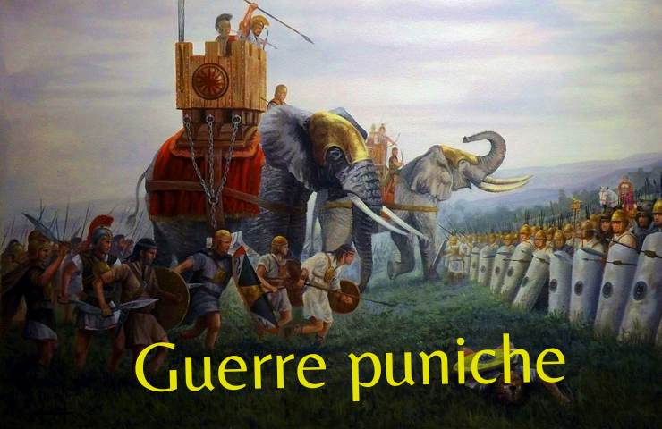 elefanti e soldati durante le guerre puniche