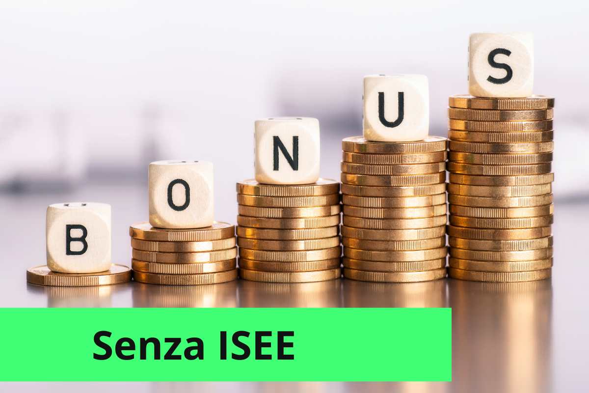 bonus senza isee